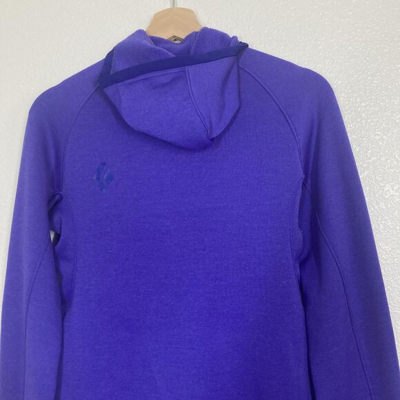 Black Diamond Jacket Womens Medium Polartec Full Zip Hooded Outdoors Fleece - Picture 5 of 16